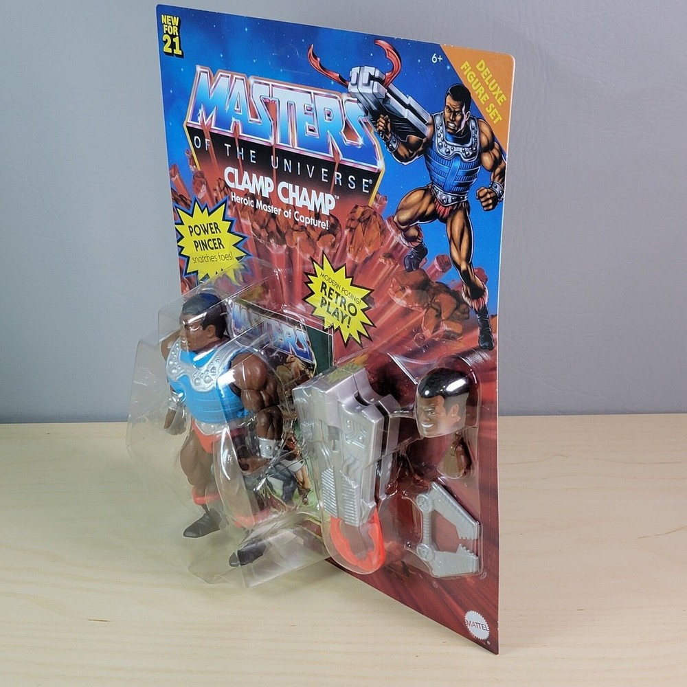 Clamp Champ Masters of the Universe MUTO Origins 2021 Mattel Deluxe Action Fig - Picture 3 of 5
